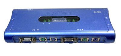 TRENDnet TK-400 KVM Switch Umschalter Schalter TK400
