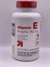 Up & up vitamin E 180mg 200 softgels Ex 12/2027