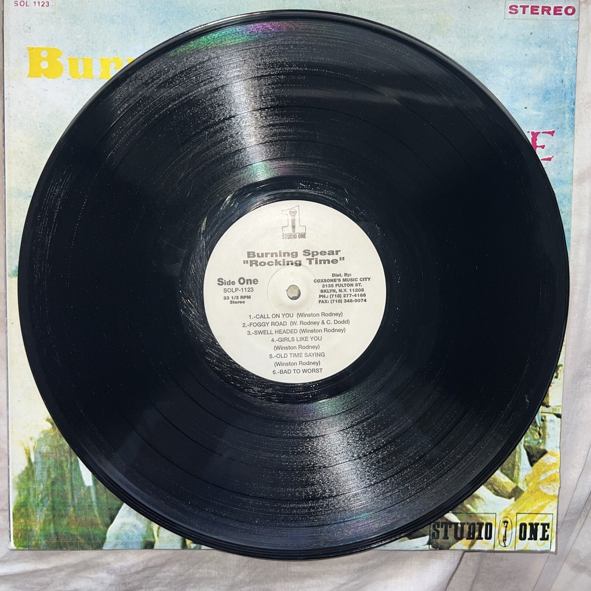 米LP Burning Spear Rocking Time SOL1123 Studio One /00260