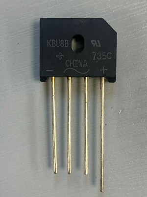 KBU8B-E4/51 Brückengleichrichter einphasig Standard 100V Durchsteckmontage KBU