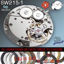 MOVIMIENTO CUERDA MANUAL SELLITA SW215, (COMPATIBLE ETA 2804)