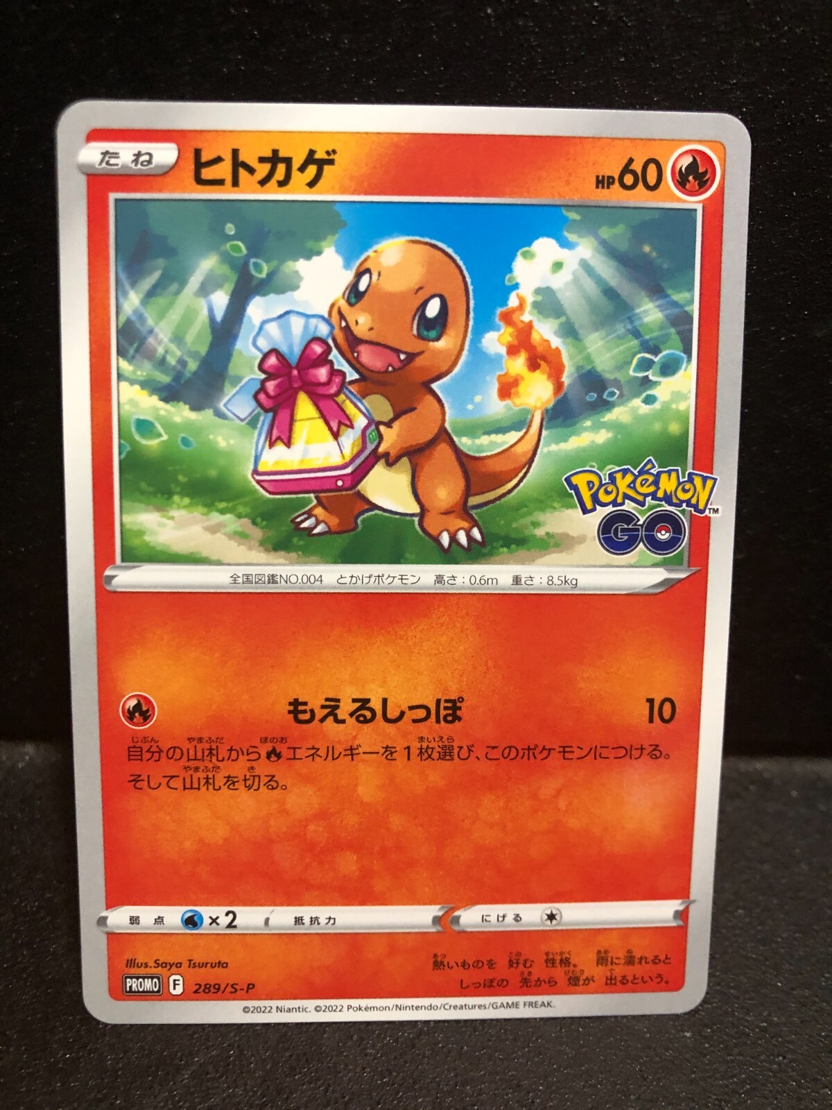Charmander PROMO 289/S-P s10b Pokemon GO Japanese Pokemon Card - NM