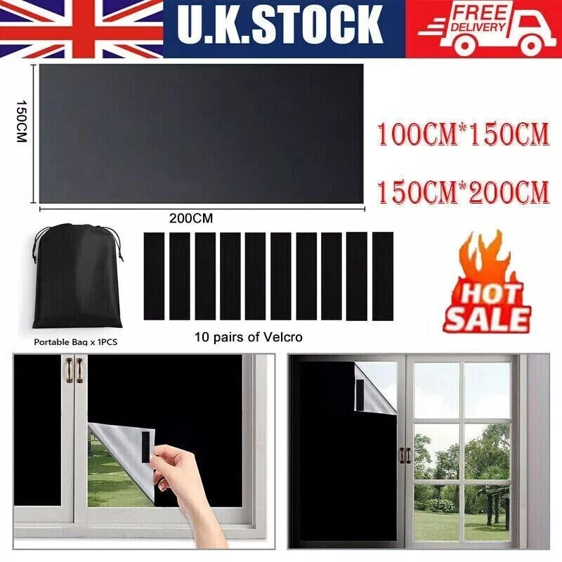 Myshade Portable Blackout Window Cover Roller Blind Screen for Windo