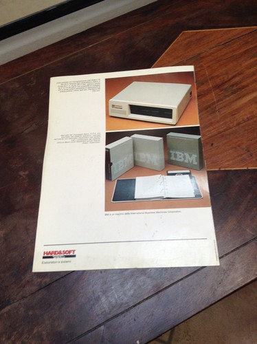 VINTAGE IBM HARD & SOFT PC INTEL 8088 BASIC DOS ADVERTISING BROCHURE - Picture 3 of 3