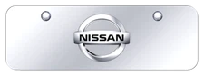 Nissan 2002 3D Logo Mini License Plate Official Licensed