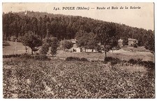 CPA 69 - HUHN (Rhone) - 542. Straße und Holz des Sägewerks