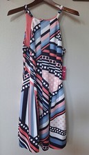 NWT Vince Camuto Womens Knee-length Fit/Flare Sleeveless Dress Size 8