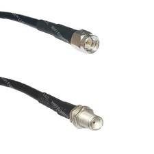 RG58 Silver SMA MALE to SMA FEMALE Coax RF Cable USA Lot