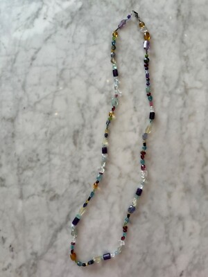 Multi Gemstone 20 inch Necklace from Diwali Paris