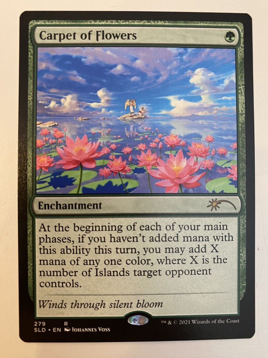 Carpet Of Flowers *Non-Foil* Secret Lair: Johannes Voss 2021 MTG