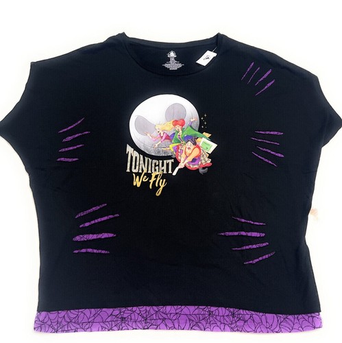 Disney Parks 2XL Halloween Hokuspokus "Heute Nacht fliegen wir" Sanderson SchwesterShirt - Bild 1 von 3