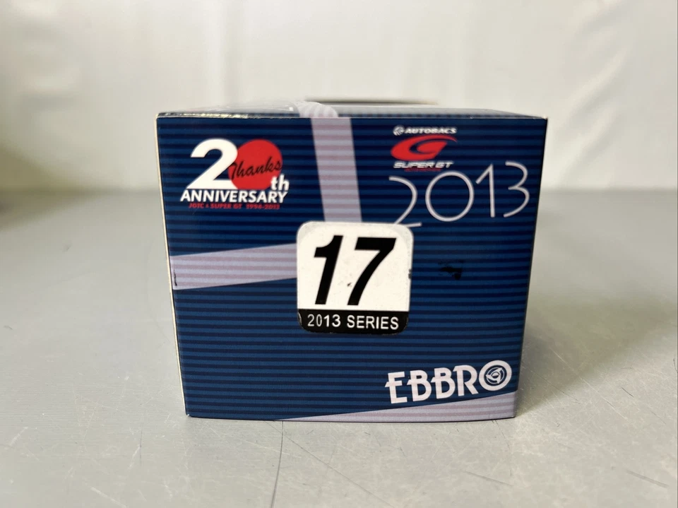 1:43 EBBRO 44923 HONDA HSV-010 SUPER  GT 500 2013 #17 KEIHIN Car 20th Anniv. - Image 4 of 4