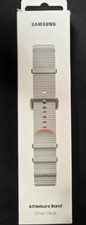 Samsung Galaxy Watch 7 6 5 4 Series Athleisure Band Strap 20mm M/L Silver