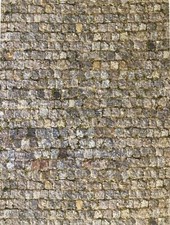 1/18 diorama Grassy Cobble Effect Road ( 5 sheets ) 0168