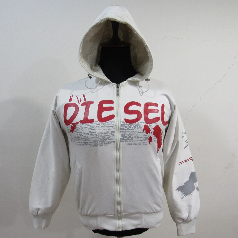 Diesel Mens Hooded Jacket Chest 38/40 UK M REF (Y00853) - Image 2 of 4