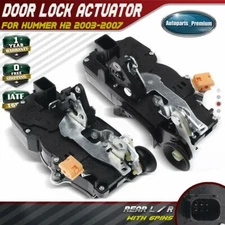 2Pcs Rear Left & Right Door Lock Actuators for Hummer H2 2003-2007 LH & RH Sides