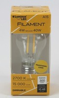 Filament A15 Led 4w 2700k Warm White 300 Lumens Light Bulb 5 Pack Filament A15 Led 4w 2700k Warm White 300 Lumens Light Bulb 5 Pack