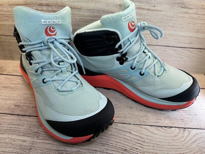 Topo Athletic Trailventure Hiking Boots Womens Size 11 Blue Black  Waterproof