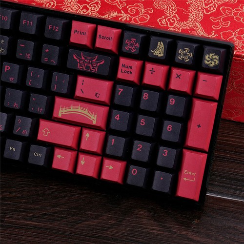Lycoris radiata Theme Red wine Keycap Cherry Profile for MX Keyboard - Picture 3 of 12
