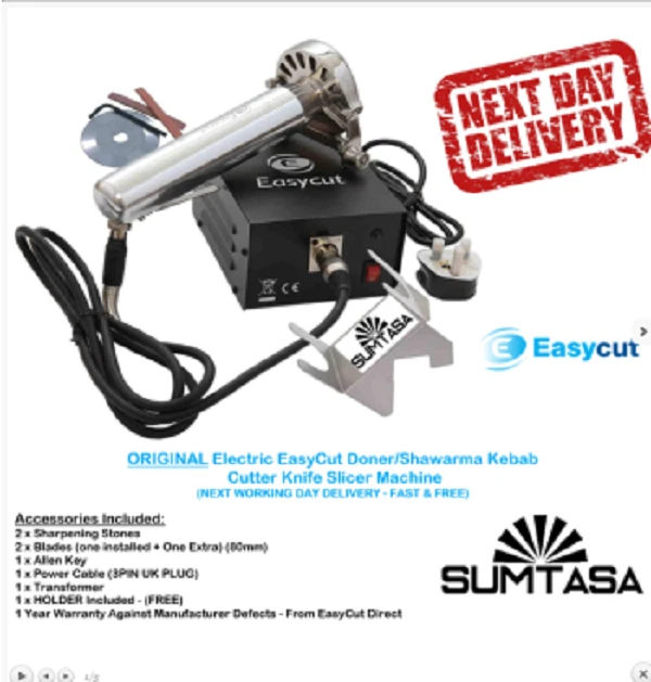 Original Easycut Doner Kebab Machine Electric Handheld Motor Donner Genuine 80mm