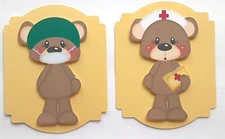 Doctor Nurse Surgeon Medical Dimensional Card Front Scrapbook Embellishment 202