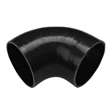 Black 4" Inch 102mm 90 Degree Elbow Silicone Hose Turbo Coupler Intake Pipe