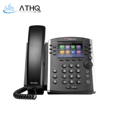 Polycom VVX 400 IP Business PoE Telephone 12 lines Voicemail 2200-46157-025
