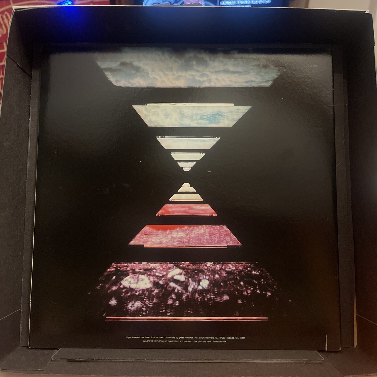 TANGERINE DREAM - STRATOSFEAR - VIRGIN RECORDS GATEFOLD LP
