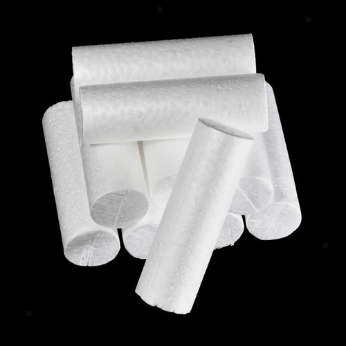 10pcs Cylinder Shape Polystyrene Styrofoam Foam Material for DIY 14x4.5cm - Picture 3 of 11