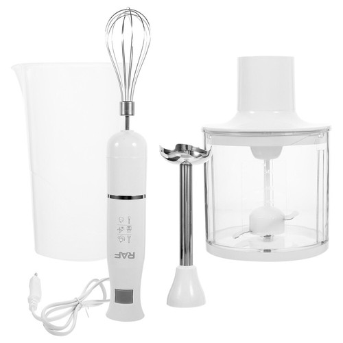 1 Set of Electric Handheld Stick Mixer Set Whisk Mixing Food Chopper