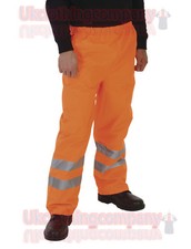 Yoko Hi-Vis Waterproof Contractor Safety Over Trousers-Workwear S M L XL 2XL 3XL