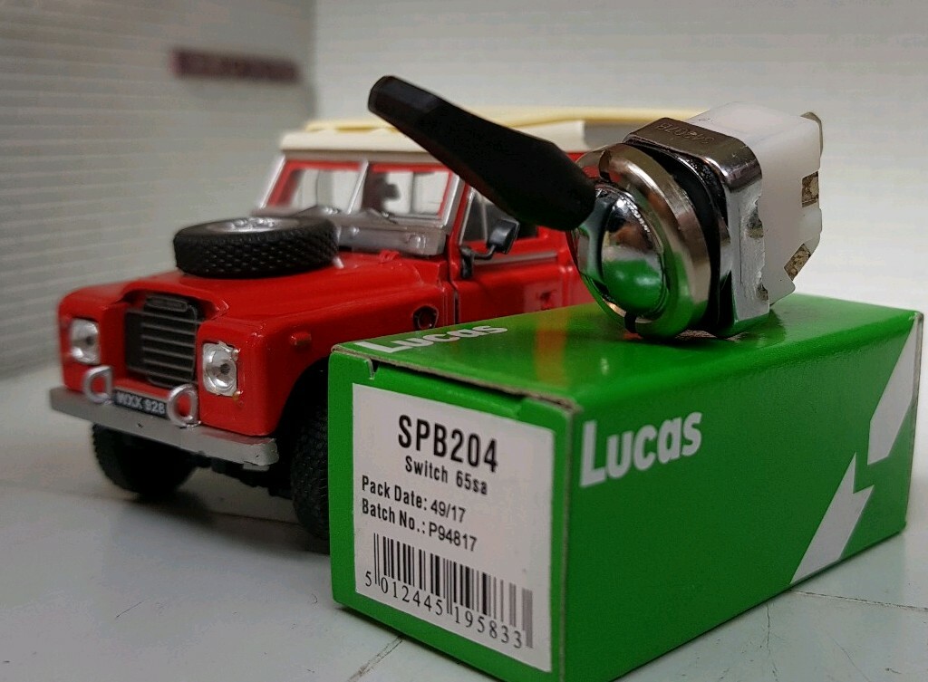 Land Rover Series Momentary Instrument Toggle Switch Genuine Lucas SPB204 34307