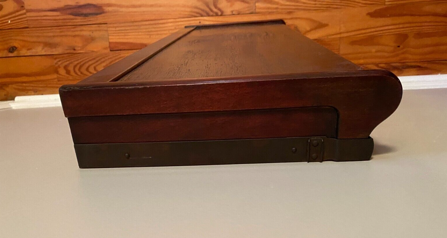 ANTIQUE GLOBE WERNICKE MAHOGANY TOP GRADE 398 BARRISTER STACK BOOKCASE