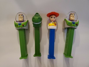 Pez Dispenser Disney Toy Story Pixar Buzz Rex Jesse Set Of 4 Candy Ebay