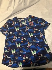 Halloween Scrub Top XL Preowned Never Worn