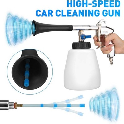 Car Cleaning Gun High Pressure Air Pulse Surface Interior Exterior Cleaner Tool