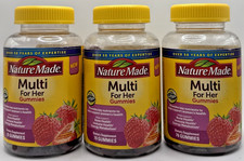 3x Nature Made Multivitamin For Women Gummies 70 Count Exp 01/2026