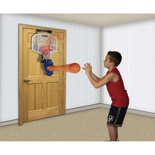 Indoor Mini Basketballkorb über der Tür höhenverstellbar mit Rebounder & Ball - Bild 5 von 6
