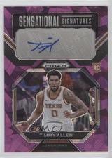 2023-24 Panini Prizm Draft Picks Purple Ice 89/99 Timmy Allen #SS-TMA Auto 1pe9