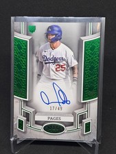 2024 Topps Tier One - Breakout Autographs Andy Pages #BOA-AP 17/49 RC 