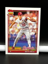 1991 Topps Baseball Trading Card Cardinals Bryn Smith #743