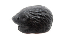 115804 Mini 2in Cast Iron Hedgehog Fairy Gardens Terrariums 2ct