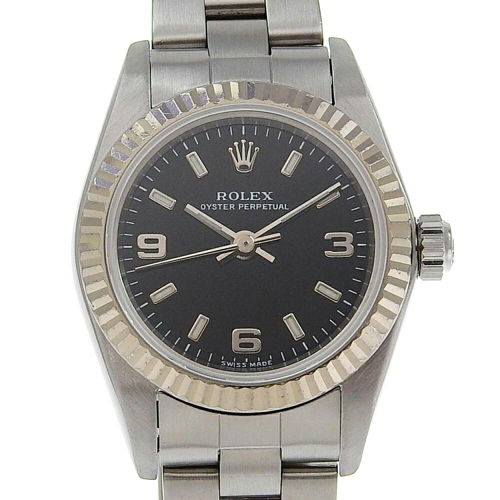 Rolex Oyster Perpetual 76094 32mm Ladies Vintage Watch 22311-image