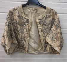 Vintage 1950s Christian Dior London Mod le Original Beaded Silk Couture Jacket