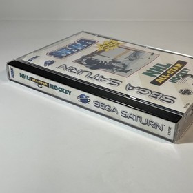 NHL All-Star Hockey (Sega Saturn 1995) CIB Complete w Manual - Tested & Working