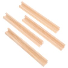  4 Pcs Supporto Da Tavolo Portalettere Vassoi Domino Legno Per Bambini