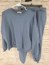 Zenana Lounge Set Size Large Blue Pockets