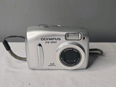 Olympus FE-100 4.0MP Compact Digital Camera Silver Tested
