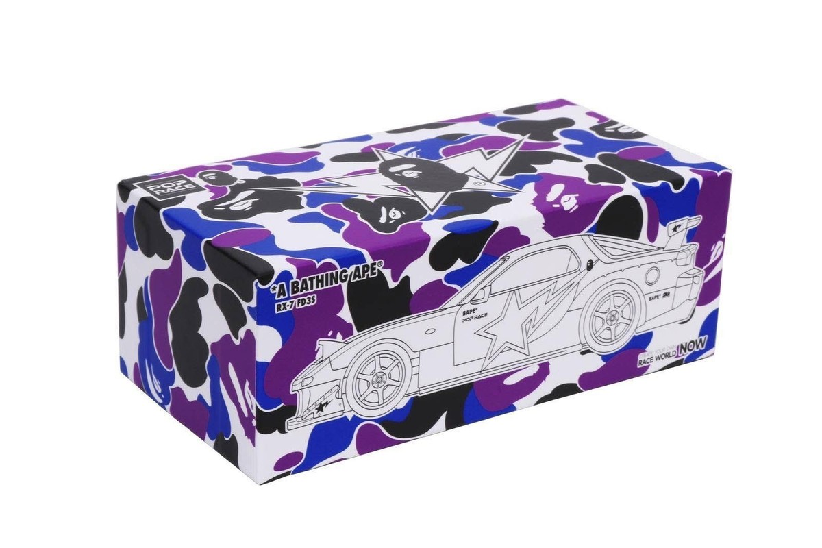 1:64 Pop Race Mazda RX-7 FD3S Hong Kong Bape Bathing Ape Store