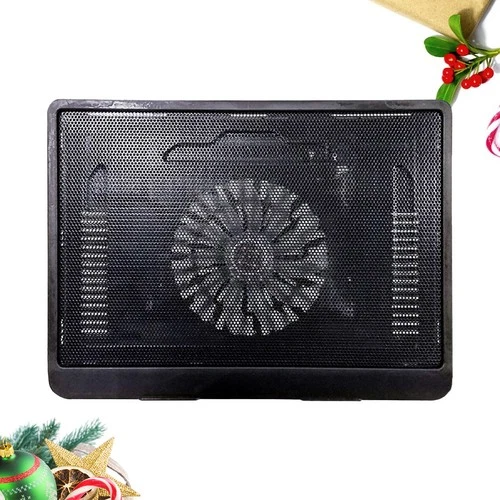  Silent 14 inch USB Laptop Cooling Mat Tilted Lighting Cooler Computer Stand